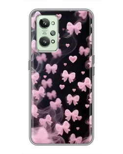 Чехол для Realme GT2 с картинкой «Неоновое кружево»