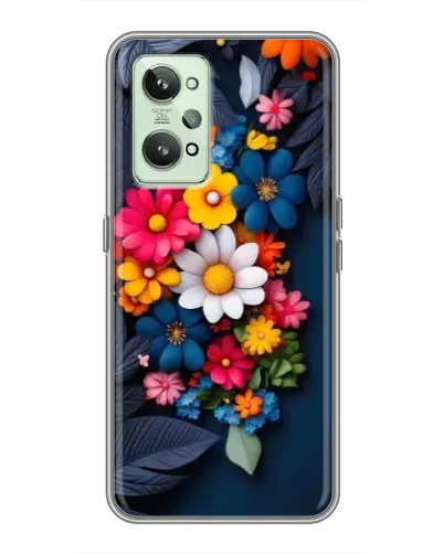 Чехол для Realme GT2 с картинкой «Цветочная феерия»