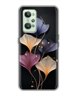 Чехол для Realme GT2 с картинкой «Лиловые цветы грации»