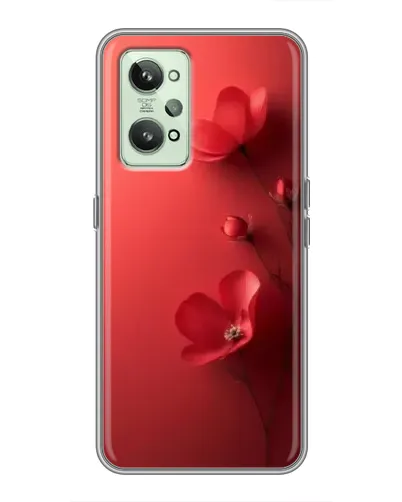 Чехол для Realme GT2 с картинкой «Маковые соцветия»