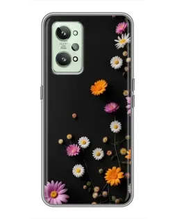 Чехол для Realme GT2 с картинкой «Цветочная композиция»