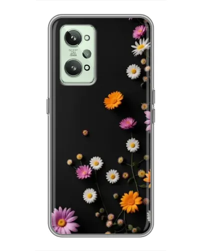 Чехол для Realme GT2 с картинкой «Цветочная композиция»