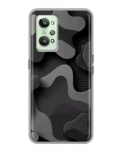 Чохол для Realme GT2 з картинкою «Темний абстрактний камуфляж»