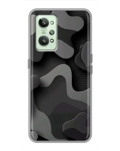 Чохол для Realme GT2 з картинкою «Темний абстрактний камуфляж»