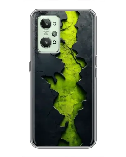 Чохол для Realme GT2 з картинкою «Салатовий розлом скелі»