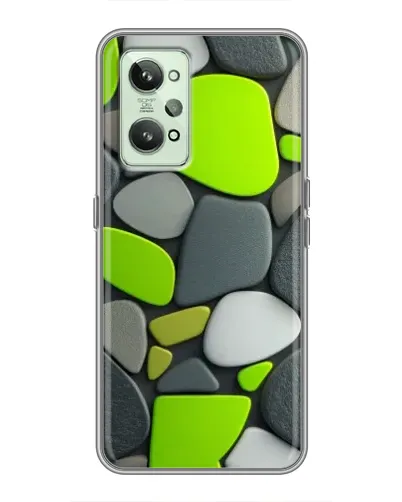 Чохол для Realme GT2 з картинкою «Яскрава неонова галька»