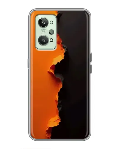 Чохол для Realme GT2 з картинкою «Помаранчевий розлом»