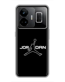 Чехол для Realme GT3 с картинкой «Nike Pink Swirl»