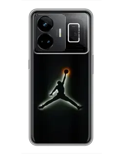 Чехол для Realme GT3 с картинкой «Jordan Gradient Logo»