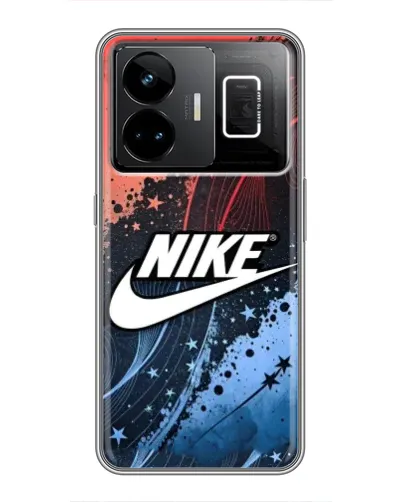 Чехол для Realme GT3 с картинкой «Градиентный принт Найк» Чехол для Realme GT3 с картинкой «Градиентный принт Найк»