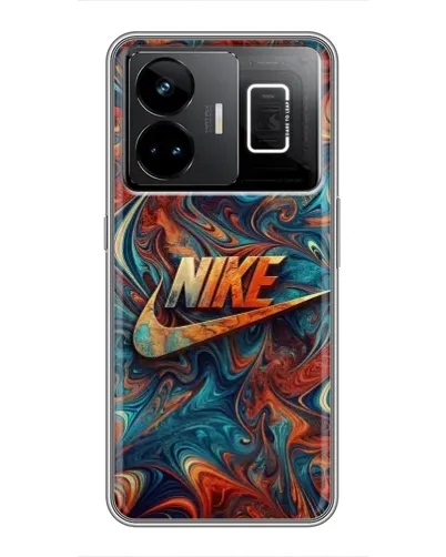 Чехол для Realme GT3 с картинкой «Nike в абстракции» Чехол для Realme GT3 с картинкой «Nike в абстракции»