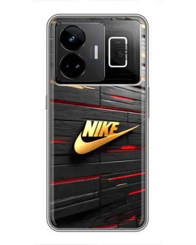 Чехол для Realme GT3 с картинкой «Золотой Nike на металле» Чехол для Realme GT3 с картинкой «Золотой Nike на металле»