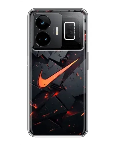 Чехол для Realme GT3 с картинкой «Nike — эффект разломов» Чехол для Realme GT3 с картинкой «Nike — эффект разломов»