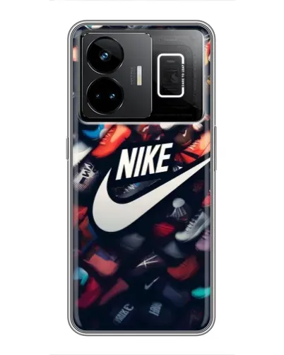 Чехол для Realme GT3 с картинкой «Коллекция кроссовок Nike» Чехол для Realme GT3 с картинкой «Коллекция кроссовок Nike»