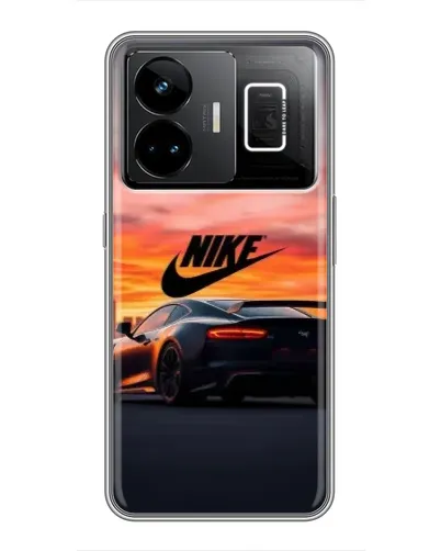 Чехол для Realme GT3 с картинкой «Nike и суперкар» Чехол для Realme GT3 с картинкой «Nike и суперкар»