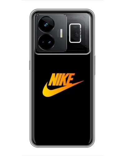 Чехол для Realme GT3 с картинкой «Золотой логотип Nike» Чехол для Realme GT3 с картинкой «Золотой логотип Nike»