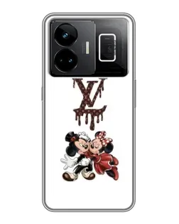 Чехол для Realme GT3 с картинкой «LV и Микки Маус» Чехол для Realme GT3 с картинкой «LV и Микки Маус»