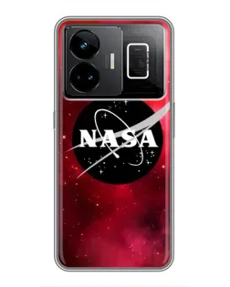 Чехол для Realme GT3 с картинкой «NASA — красная туманность»