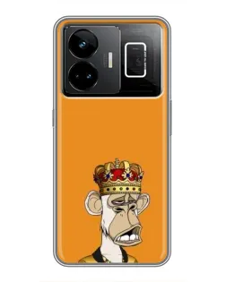 Чехол для Realme GT3 с картинкой «Золотая обезьяна Bored Ape»