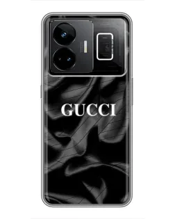 Чехол для Realme GT3 с картинкой «Gucci — шелковые волны»