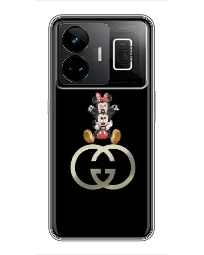 Чехол для Realme GT3 с картинкой «Минни Маус на лого» Чехол для Realme GT3 с картинкой «Минни Маус на лого»