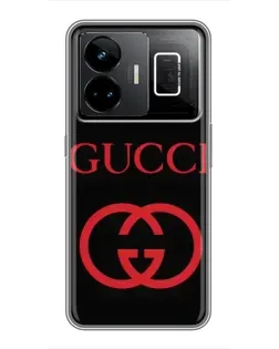 Чехол для Realme GT3 с картинкой «Gucci — красный логотип» Чехол для Realme GT3 с картинкой «Gucci — красный логотип»