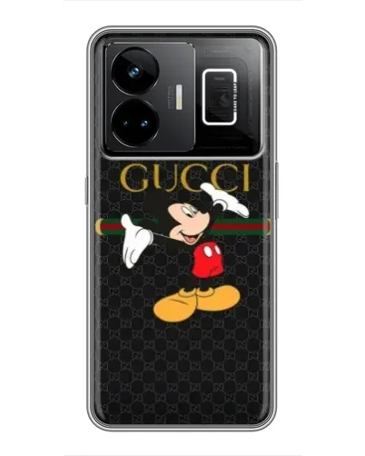Чехол для Realme GT3 с картинкой «Микки Маус Gucci» Чехол для Realme GT3 с картинкой «Микки Маус Gucci»