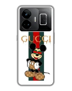 Чехол для Realme GT3 с картинкой «Микки Маус Gucci — полосы» Чехол для Realme GT3 с картинкой «Микки Маус Gucci — полосы»
