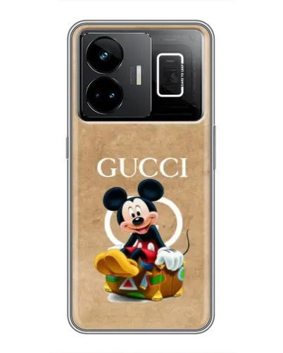 Чехол для Realme GT3 с картинкой «Микки Маус Gucci — крафт» Чехол для Realme GT3 с картинкой «Микки Маус Gucci — крафт»