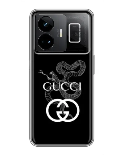 Чехол для Realme GT3 с картинкой «Gucci — серебряная змея» Чехол для Realme GT3 с картинкой «Gucci — серебряная змея»