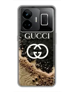 Чехол для Realme GT3 с картинкой «Gucci — песчаные дюны» Чехол для Realme GT3 с картинкой «Gucci — песчаные дюны»
