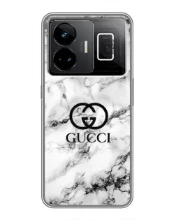 Чехол для Realme GT3 с картинкой «Gucci — мраморный шик» Чехол для Realme GT3 с картинкой «Gucci — мраморный шик»