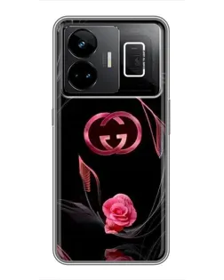 Чехол для Realme GT3 с картинкой «Gucci — неоновая роза» Чехол для Realme GT3 с картинкой «Gucci — неоновая роза»