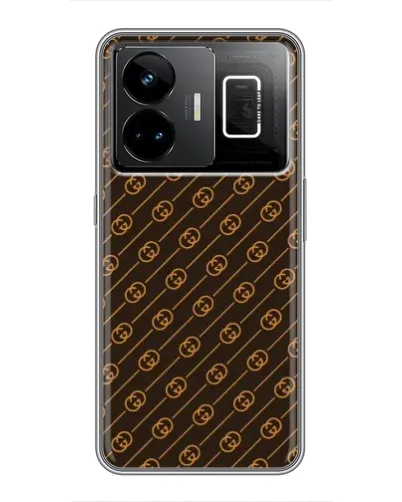 Чехол для Realme GT3 с картинкой «Gucci — золотые диагонали» Чехол для Realme GT3 с картинкой «Gucci — золотые диагонали»