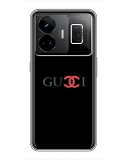 Чехол для Realme GT3 с картинкой «Gucci — красный градиент» Чехол для Realme GT3 с картинкой «Gucci — красный градиент»