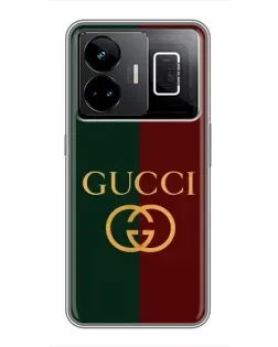 Чехол для Realme GT3 с картинкой «Gucci — темно-зеленый градиент» Чехол для Realme GT3 с картинкой «Gucci — темно-зеленый градиент»
