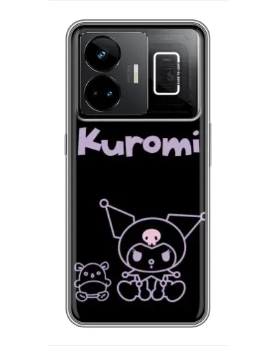 Чехол для Realme GT3 с картинкой «Kuromi — черный минимализм» Чехол для Realme GT3 с картинкой «Kuromi — черный минимализм»