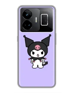 Чехол для Realme GT3 с картинкой «Kuromi — нежный фиолетовый»