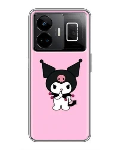 Чехол для Realme GT3 с картинкой «Kuromi — розовая нежность» Чехол для Realme GT3 с картинкой «Kuromi — розовая нежность»