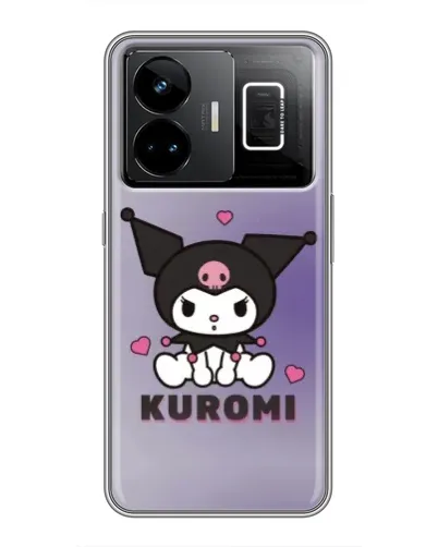 Чехол для Realme GT3 с картинкой «Kuromi — фиолетовый арт» Чехол для Realme GT3 с картинкой «Kuromi — фиолетовый арт»