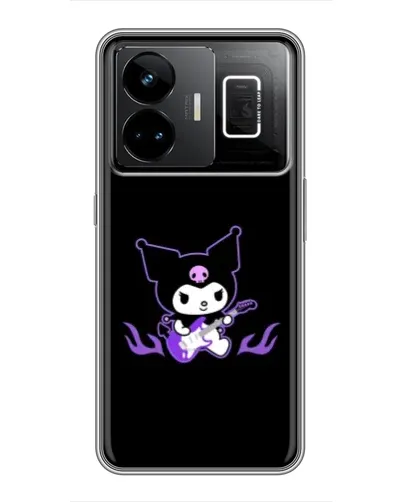 Чехол для Realme GT3 с картинкой «Электрическая Kuromi» Чехол для Realme GT3 с картинкой «Электрическая Kuromi»