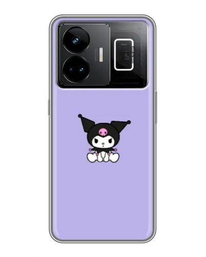 Чехол для Realme GT3 с картинкой «Kuromi — фиолетовый минимализм» Чехол для Realme GT3 с картинкой «Kuromi — фиолетовый минимализм»