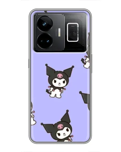 Чехол для Realme GT3 с картинкой «Паттерн с Kuromi» Чехол для Realme GT3 с картинкой «Паттерн с Kuromi»