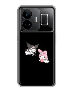 Чехол для Realme GT3 с картинкой «My Melody и Kuromi»