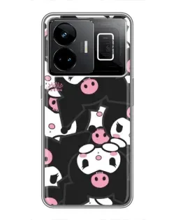 Чехол для Realme GT3 с картинкой «Паттерн голов Куроми»