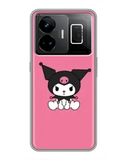 Чехол для Realme GT3 с картинкой «Хмурая Kuromi»