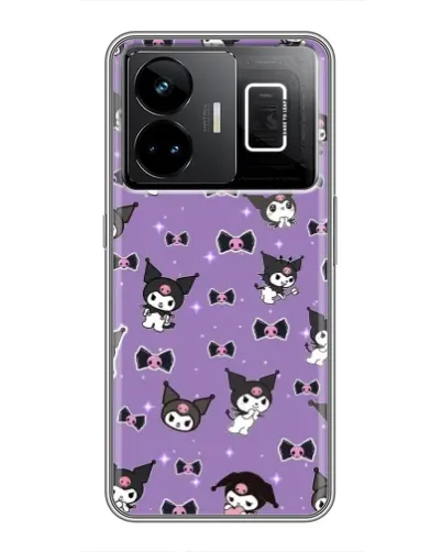 Чехол для Realme GT3 с картинкой «Kuromi — паттерн» Чехол для Realme GT3 с картинкой «Kuromi — паттерн»