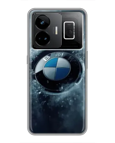 Чехол для Realme GT3 с картинкой «Логотип BMW — лед» Чехол для Realme GT3 с картинкой «Логотип BMW — лед»
