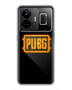Чехол для Realme GT3 с картинкой «PUBG — рамка лого» Чехол для Realme GT3 с картинкой «PUBG — рамка лого»