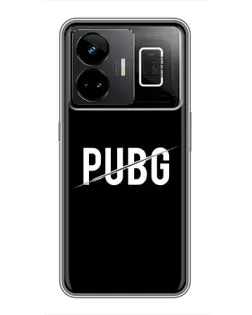 Чехол для Realme GT3 с картинкой «PUBG — белый логотип» Чехол для Realme GT3 с картинкой «PUBG — белый логотип»